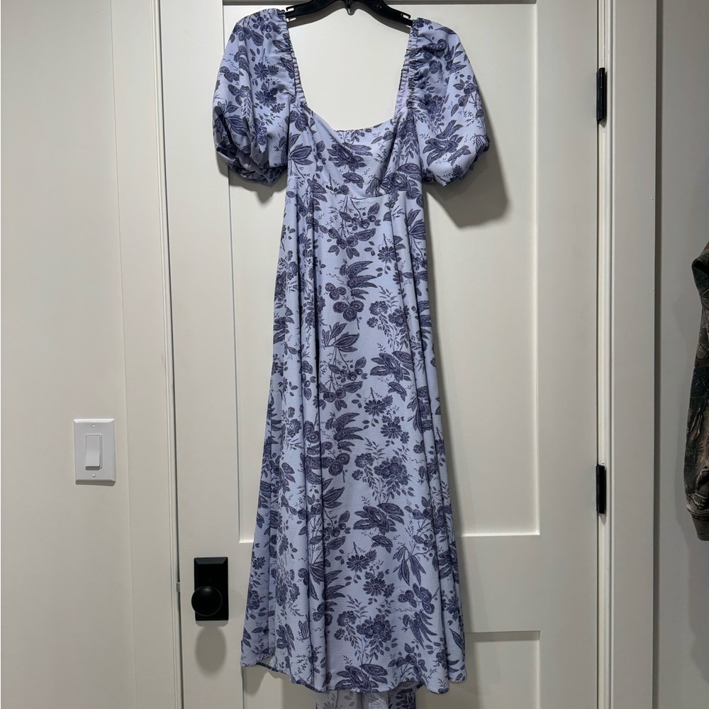 Hill House Lavender Floral Maxi Dress